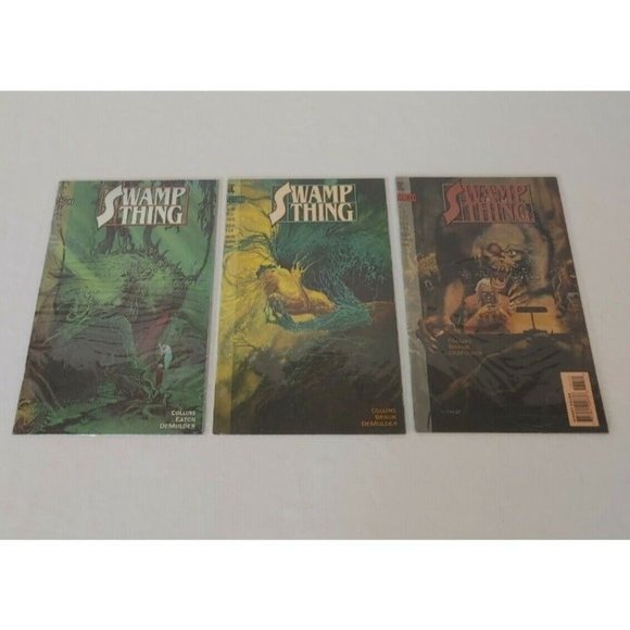 DC Comics Swamp Thing Issues #135-137 Vintage Comic Book Lot 1993 Vertigo Lot - Picture 2 of 9